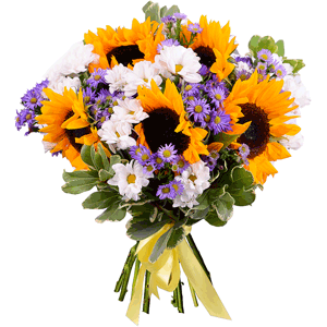 Arrangement of sunflowers with delivery Kemerovo
