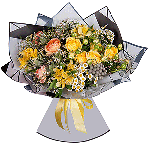 Букет "Летняя поляна" с доставкой в Кемерово