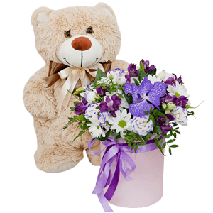 Air castle with teddy bear with delivery Kemerovo