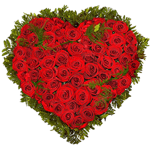 Heart of roses with delivery Kemerovo