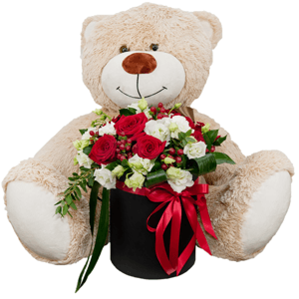Lovestruck with teddy bear